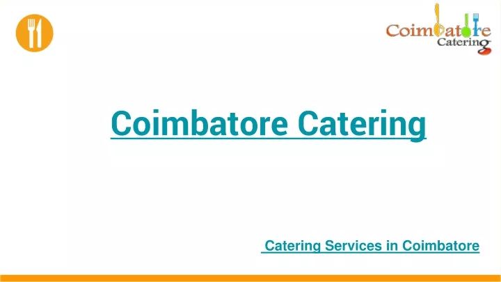 coimbatore catering