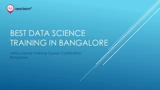Best Data Science Training in Bangalore