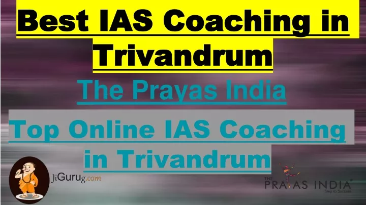 best ias coaching in trivandrum