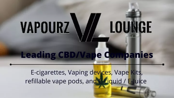 leading cbd vape companies