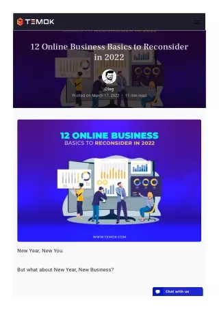 12 online business basics to reconsider in 2022