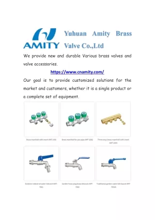 Yuhuan Amity Brass Valve Co.,Ltd