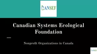 Canadian Systems Ecological Foundation