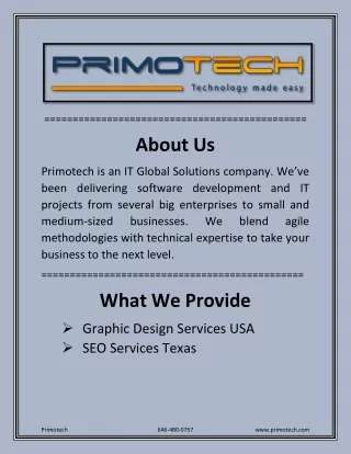 Graphic Design Services USA