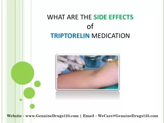 what are the side effects of triptorelin