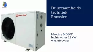 Meeting MD30D luchtwater 12 kW warmtepomp