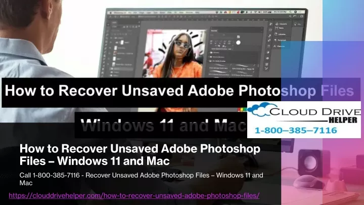 how to recover unsaved adobe photoshop files windows 11 and mac