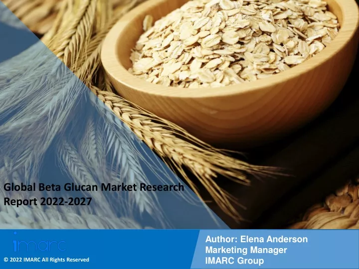 global beta glucan market research report 2022