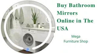 Buy Bathroom Mirrors Online - MegaFurniture Shop