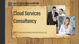 Cloud Services Consultancy