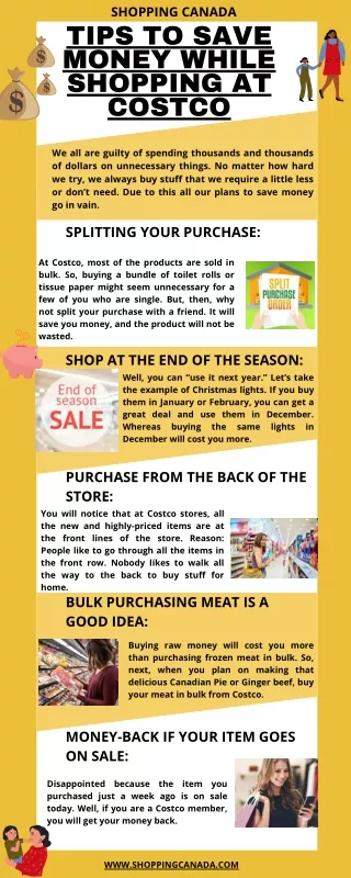 TIPS TO SAVE MONEY WHILE SHOPPING AT COSTCO !!