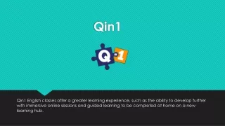 How does the LingoQ explorer of Qin1 English lessons function