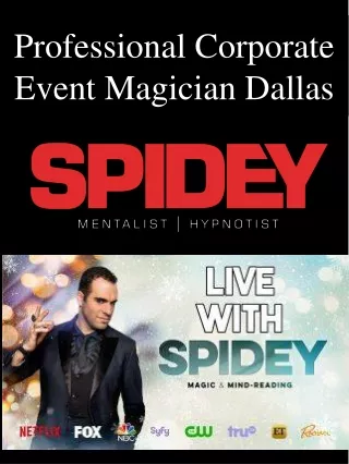 Professional Corporate Event Magician Dallas