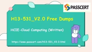 h13 531 v2 0 free dumps