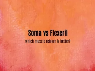 Soma vs Flexeril