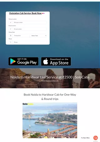 Noida to Haridwar taxi | Noida to Haridwar cab