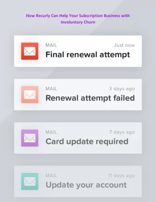 How Recurly Can Help Your Subscription Business with Involuntary Churn