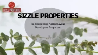 Best villa plots with amenities needed for sale Bangalore