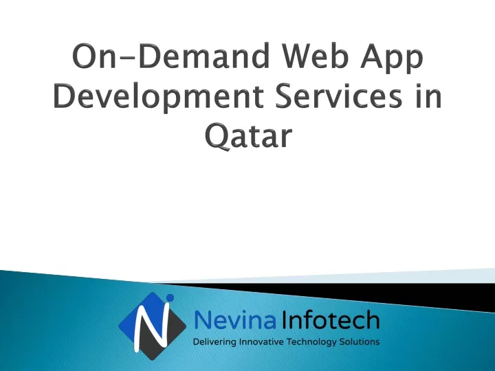 on demand web app development services in qatar