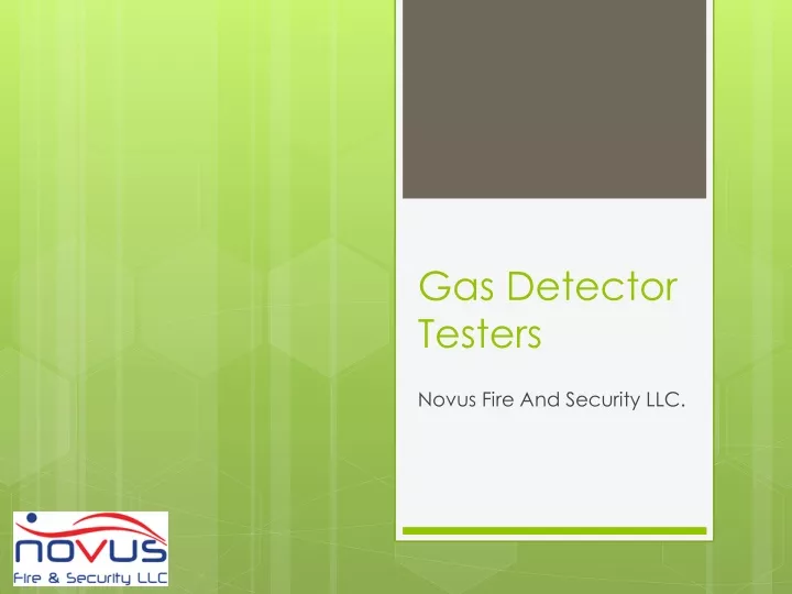 gas detector testers