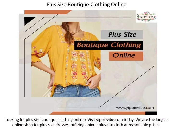 plus size boutique clothing online