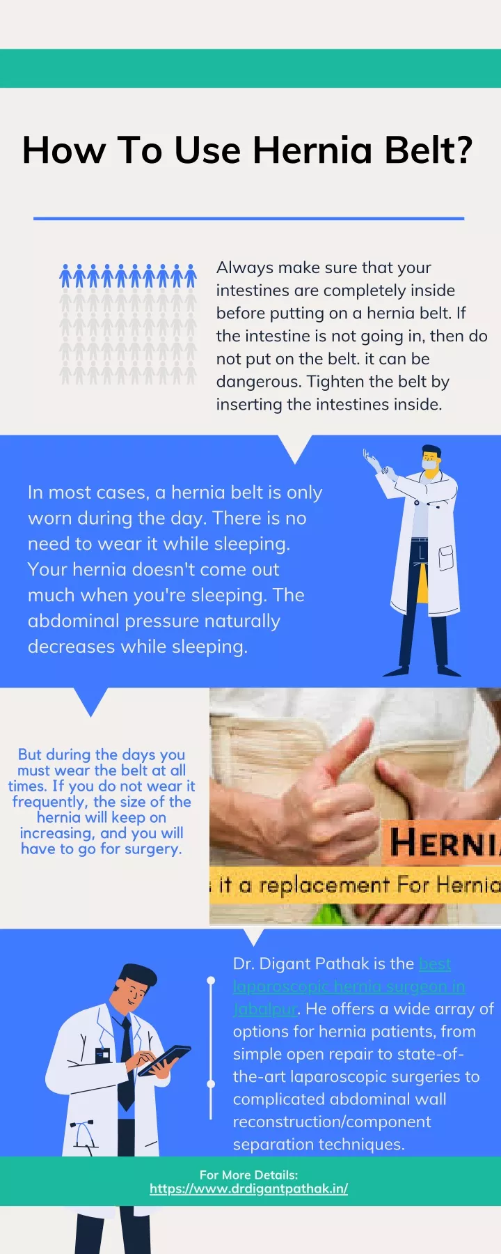 how to use hernia belt