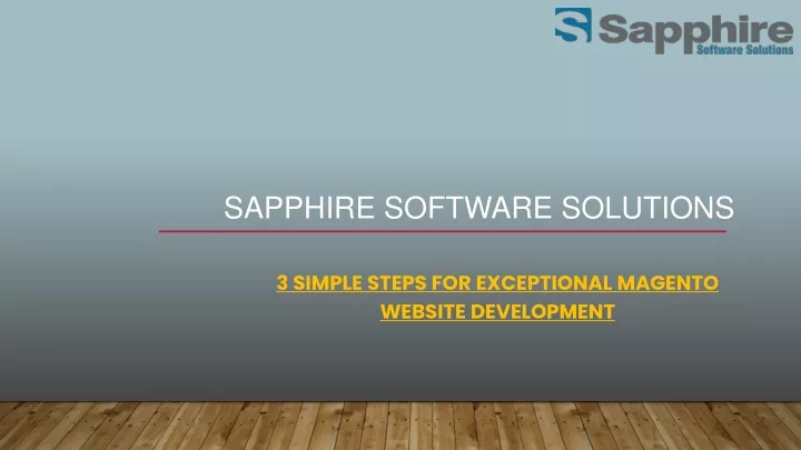 sapphire software solutions