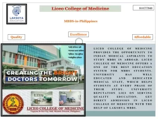 Liceo College of Medicine