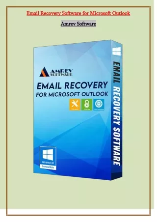 Email Recovery Software for Microsoft Outlook | Amrevsoftware