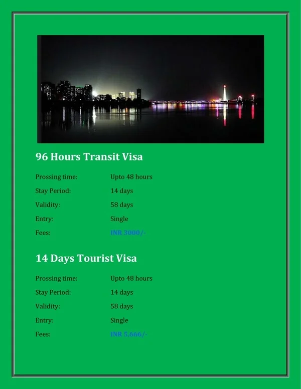Dubai Visa for Indians