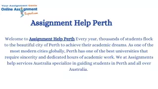 assignment help perth