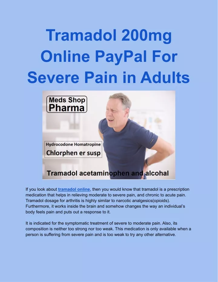 tramadol 200mg online paypal for severe pain