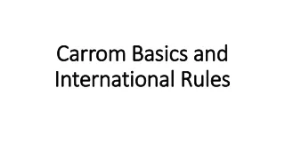 carrom basics and international rules