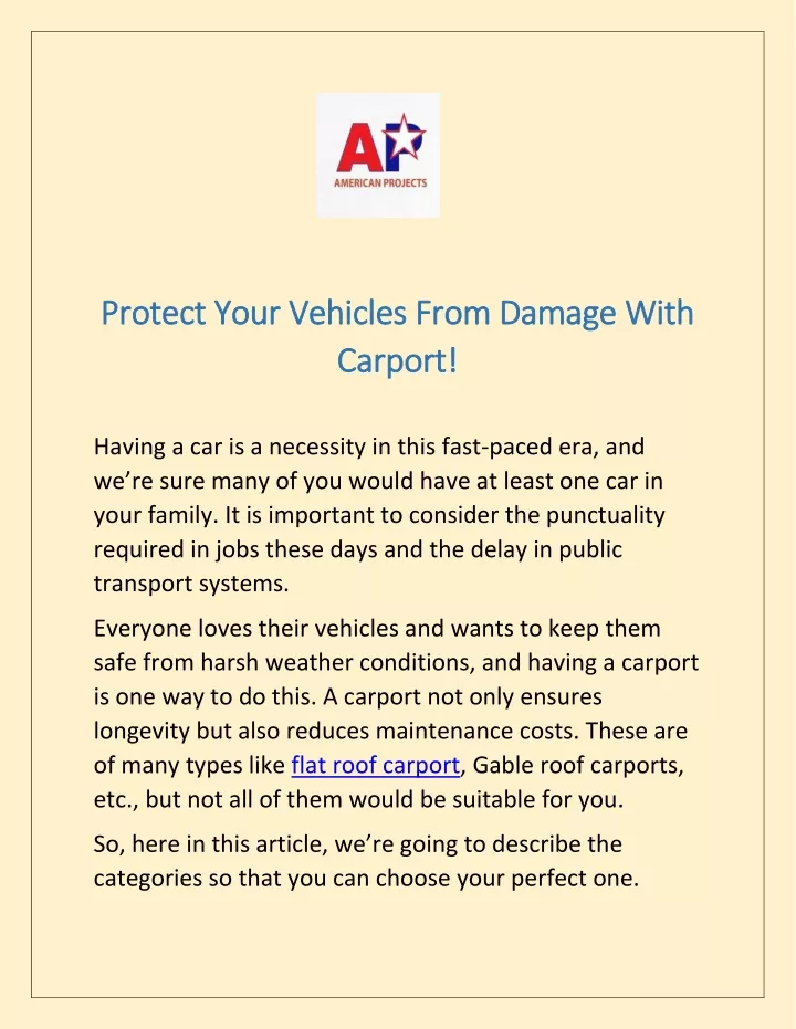 protect your vehicles from damage with protect