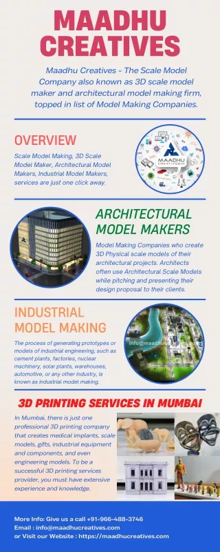 Architectural Model Making-Engineering Model Making Company
