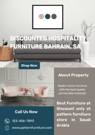 Discounted Hospitality Furniture Bahrain, SA