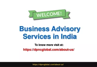 business advisory services in india