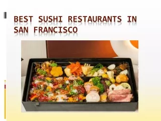 Best Sushi Restaurants in San Francisco