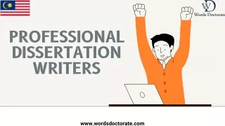 Professional Dissertation Writers - Words Doctorate