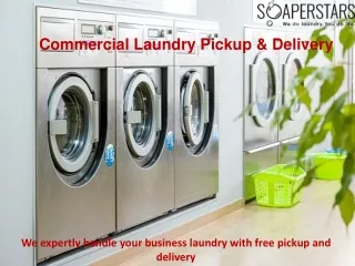 Commercial Laundry Pickup & Delivery