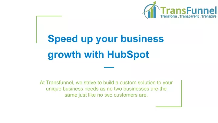 speed up your business growth with hubspot