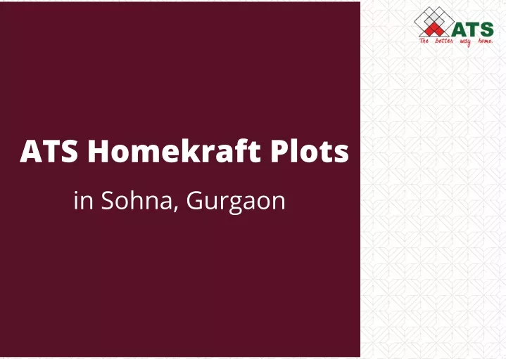 ats homekraft plots in sohna gurgaon