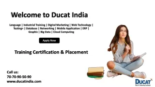 welcome to ducat india