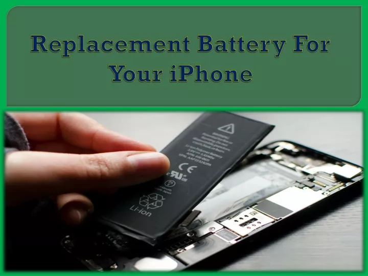 replacement battery for your iphone