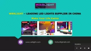 WRRLIGHT - Leading LED Light Supplier in China