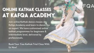Learn Kathak Online | Enroll for Kathak Dance Classes & Courses | Kafqa Academy