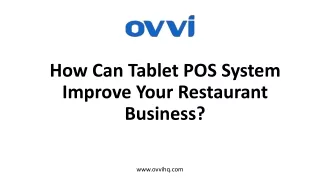 How Can Tablet POS System Improve Your Restaurant Business?