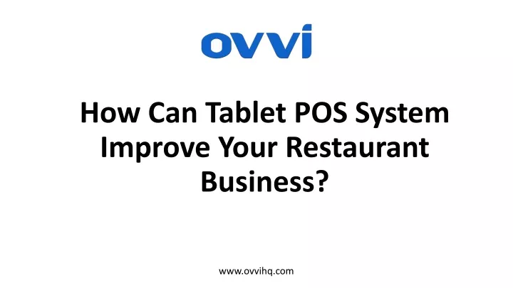 how can tablet pos system improve your restaurant