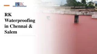 Instant Repair Waterproofing Contractors Chennai​