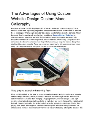 _The Benefits of Switching to a Custom Website Design